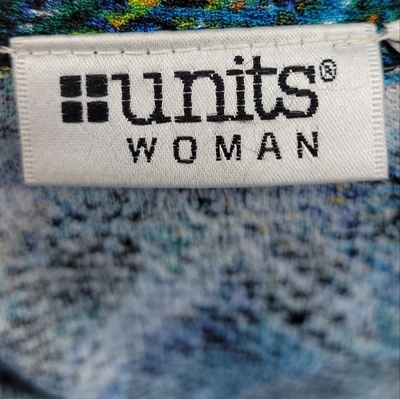 Units Womens Metallic Thread Square Neck Tank Top Size 2X - Picture 6 of 8